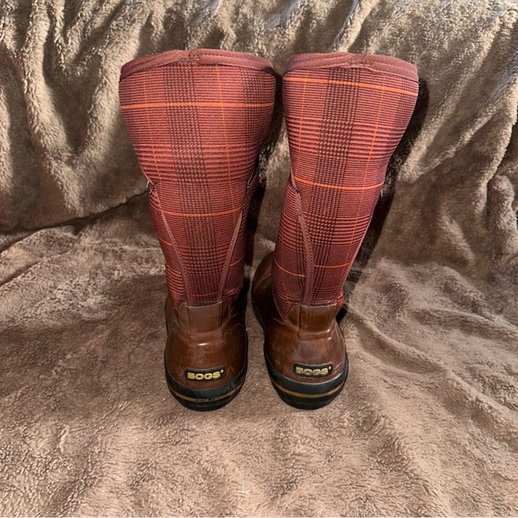 Bogs Plimsoll Prince of Wales Mid Boots - Picture 4 of 8